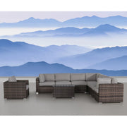 Stylish Entertainment Sectional Set, Outdoor Living - R&R Furniture Gallery (Fountain Valley, CA)