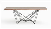 Naomi Modern Walnut Dining Table — view 4