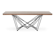 Naomi Modern Walnut Dining Table — view 2