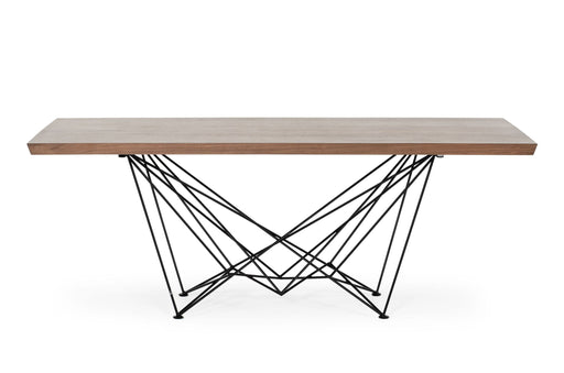 Naomi Modern Walnut Dining Table — view 2
