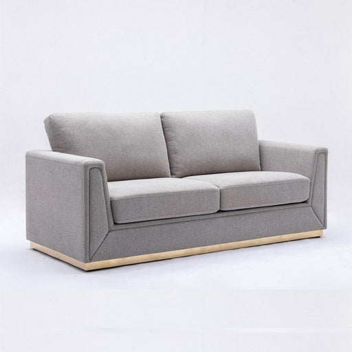 Valin - Sofa - Gray Linen - R&R Furniture Gallery (Fountain Valley, CA)