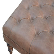 Buffalo - Ottoman With Castor Legs - R&R Furniture Gallery (Fountain Valley, CA)