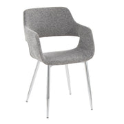 Set of two Lumi Source Margarite contemporary dining chairs with sleek design and modern style for dining room decor.