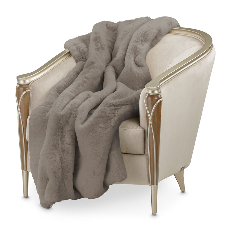 Hopkins - 56" x 72" Throw - Mushroom - R&R Furniture Gallery (Fountain Valley, CA)