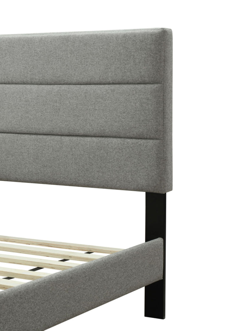 Full Sized Channel Bed Compact Design With USB - R&R Furniture Gallery (Fountain Valley, CA)