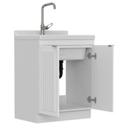 Murphy - Laundry Cabinet & Faucet And Stainless Steel Sink - R&R Furniture Gallery (Fountain Valley, CA)