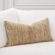 Classic Home Mecca 14x26 inch natural accent pillow with soft fabric and subtle design, perfect for home decor.