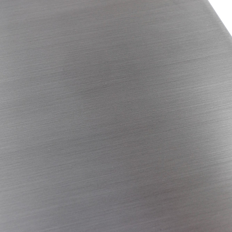 Anvil Modern Brushed Stainless Steel Coffee Table — view 3