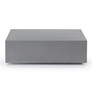 Anvil Modern Brushed Stainless Steel Coffee Table