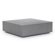 Anvil Modern Brushed Stainless Steel Coffee Table — view 2