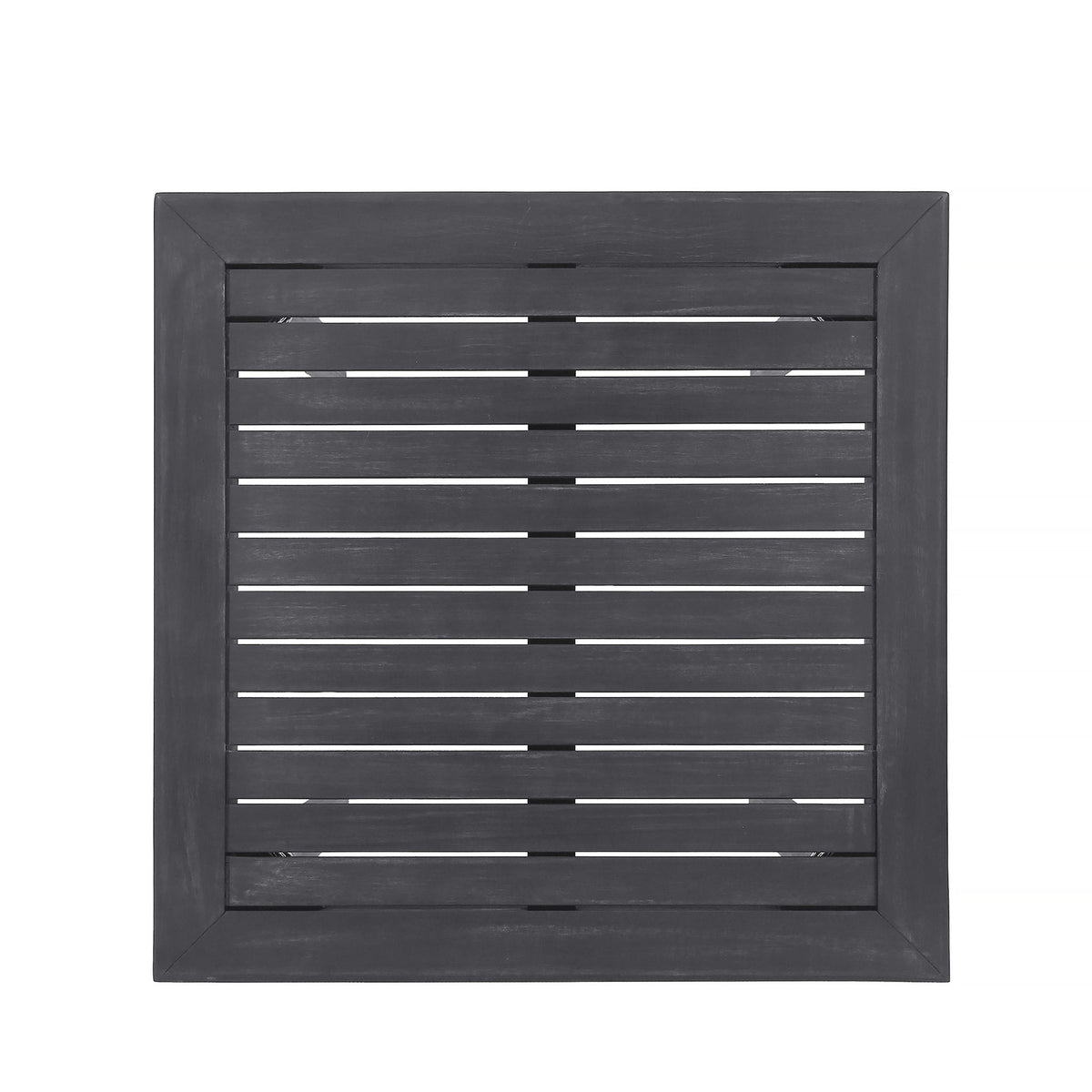 Outdoor Minimalist Acacia Wood Square Bar Table