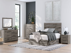 Graystorm - Panel Storage Bed
