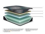 Sierra Sleep® Millennium 2.0 Foam 12-Inch memory foam mattress with plush surface and supportive design for comfortable sleep.
