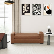 Ottoman With Unique Armrest Design For Living Spaces - R&R Furniture Gallery (Fountain Valley, CA)