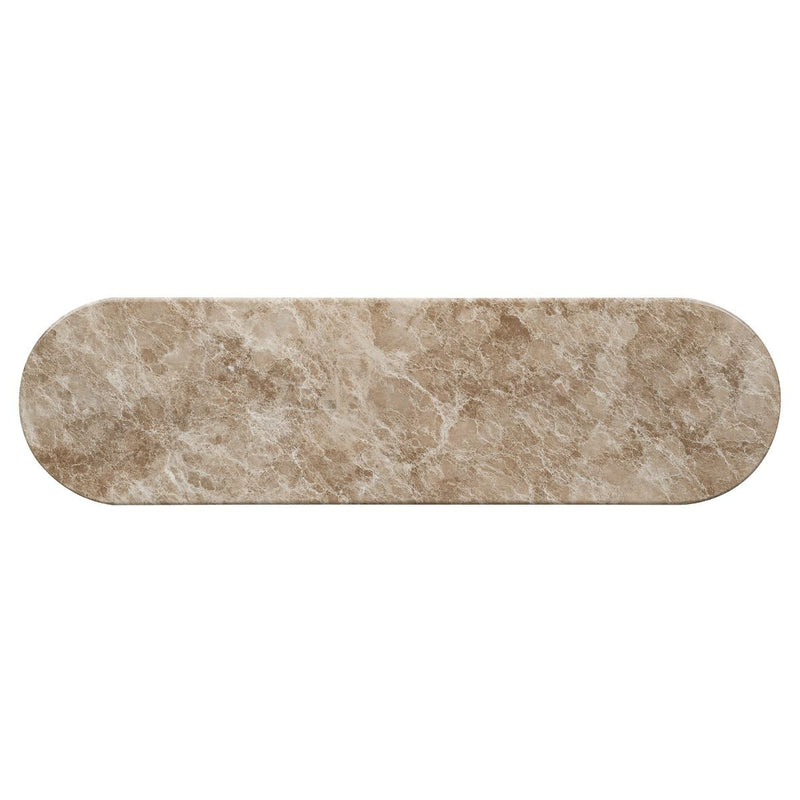 Markku - Console Table With Natural Marble - Oak