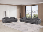 1116 - 8-Piece Modular Power Reclining Sofa, Loveseat & Chair Set In With 5 Power Recliners & Power Headrests - R&R Furniture Gallery (Fountain Valley, CA)
