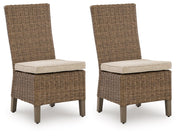Laguna Heights - Side Chair With Cushion (Set of 2) - Beige - R&R Furniture Gallery (Fountain Valley, CA)