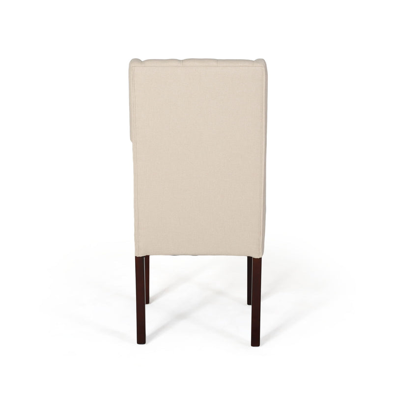 Sophisticated Tufted Dining Chair With High Back Design - R&R Furniture Gallery (Fountain Valley, CA)