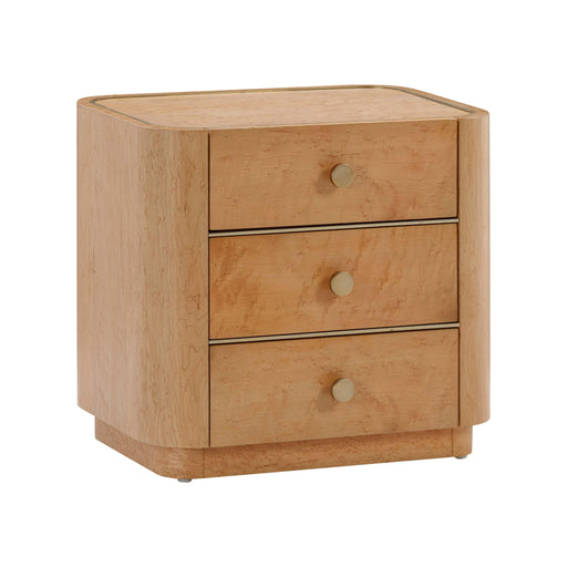 Abigail - Birdseye Maple Nightstand - Natural - R&R Furniture Gallery (Fountain Valley, CA)