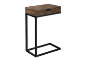 Accent Table, C - Shaped, Modern - Brown - R&R Furniture Gallery (Fountain Valley, CA)