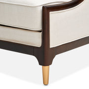 Belmont Place - Accent Chair - Cream / Espresso - R&R Furniture Gallery (Fountain Valley, CA)