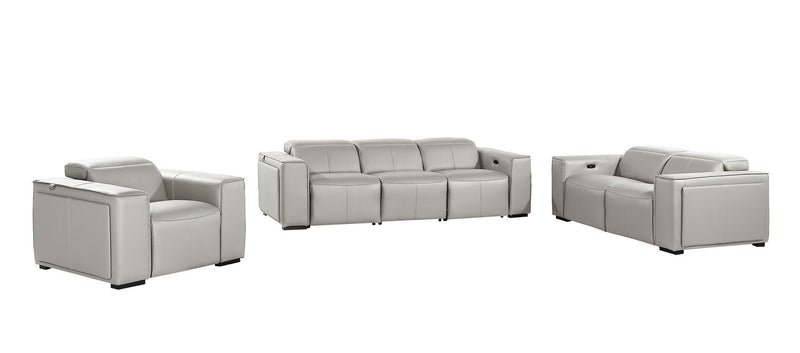 1224 - 6-Piece Modular Power Reclining Sofa, Loveseat & Chair Set In With 5 Power Recliners & Power Headrests