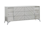 Alexa Italian Modern Grey Dresser — view 5
