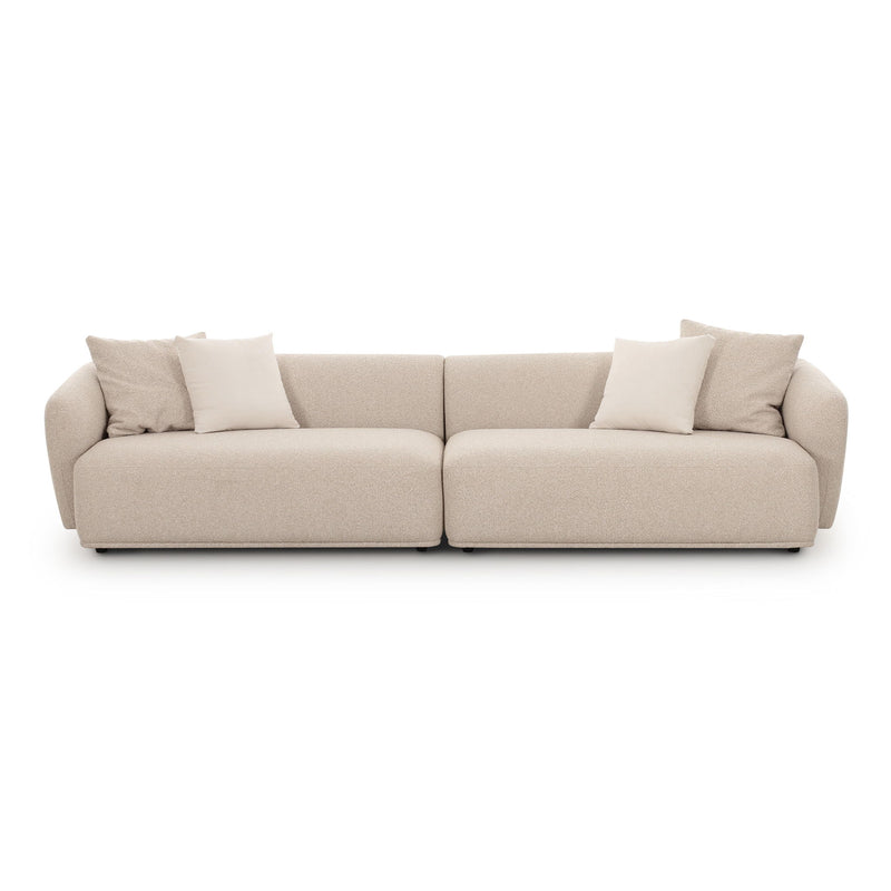Sylvie - 4-Seater Sofa - Cream - R&R Furniture Gallery (Fountain Valley, CA)