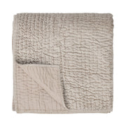 Velvet quilt set by Classic Home featuring soft, luxurious fabric with matching shams, in elegant green color.