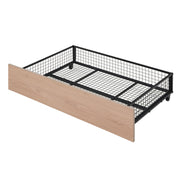 Triple Bunk Bed With Drawers, Multi-Functional Frame With Desks And Shelves In The Middle - R&R Furniture Gallery (Fountain Valley, CA)