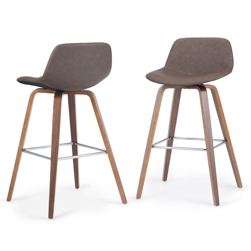 Randolph - Bentwood Multifunctional Counter / Bar Height Stool (Set of 2) - R&R Furniture Gallery (Fountain Valley, CA)