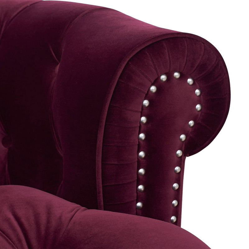 La Rosa - Victorian Chesterfield Tufted Sofa - R&R Furniture Gallery (Fountain Valley, CA)
