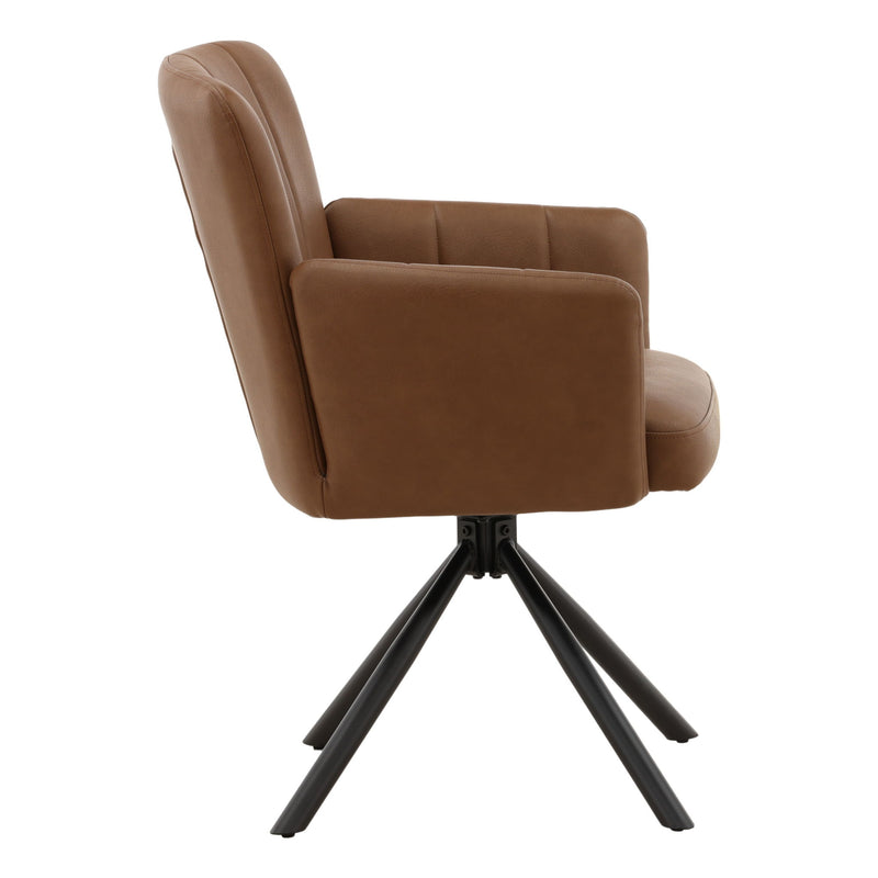 Stefano - Dining Chair (Set of 2) - Cognac