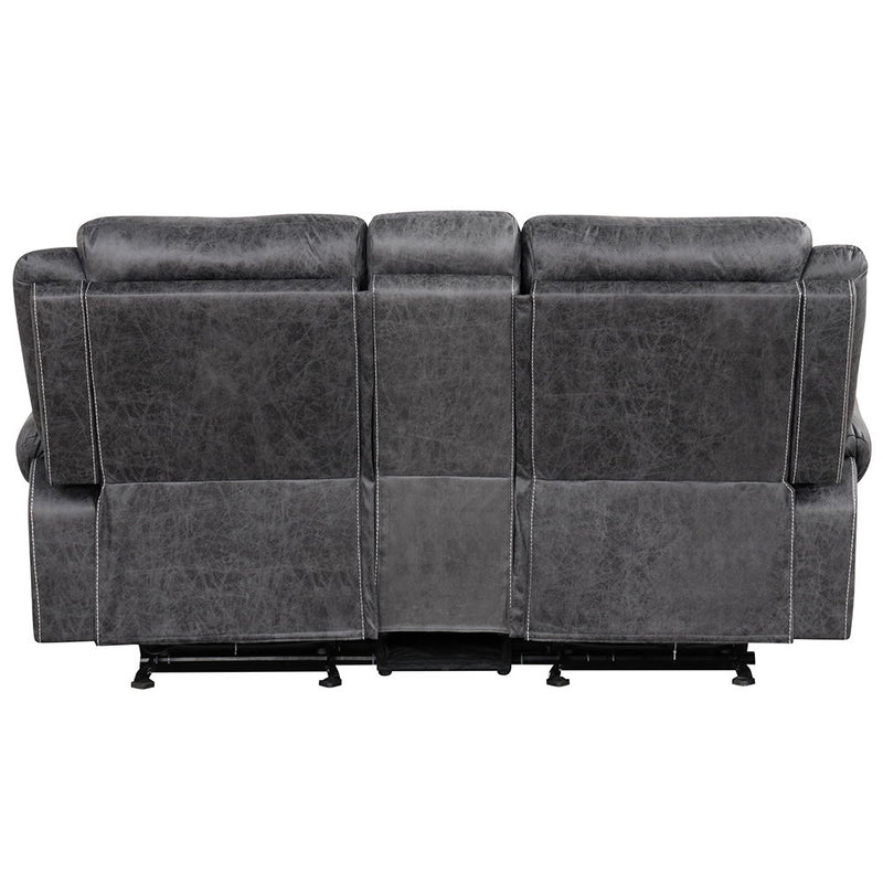 Zubaida - Loveseat w/USB Dock & Console (Glider & Motion) - R&R Furniture Gallery (Fountain Valley, CA)