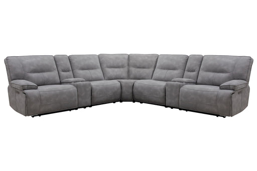 Gladiator - 6 Piece Modular Power Reclining Sectional - R&R Furniture Gallery (Fountain Valley, CA)