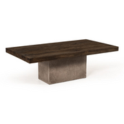 Renzo Modern Oak & Concrete Coffee Table