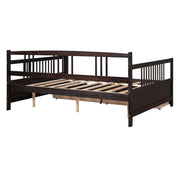 Modern DreamHaus Daybed with built-in storage drawers, featuring a sleek design perfect for contemporary bedrooms.