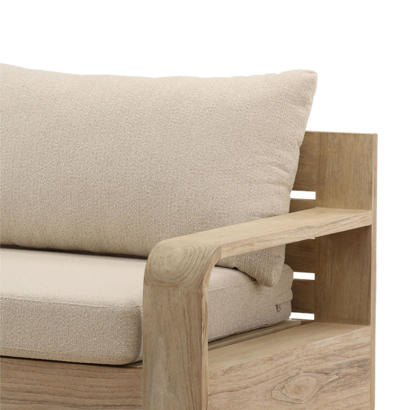 Lucrecia - Outdoor Sofa - Sand And Natural
