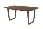 Jordan Modern Walnut Dining Table — view 4
