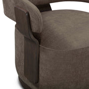 Madison - Linen Chenille Swivel Accent Chair - R&R Furniture Gallery (Fountain Valley, CA)