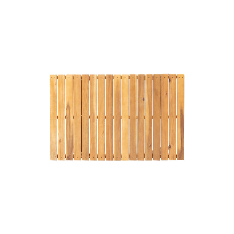 Outdoor Acacia Wood Coffee Table With Open Slat Design - R&R Furniture Gallery (Fountain Valley, CA)