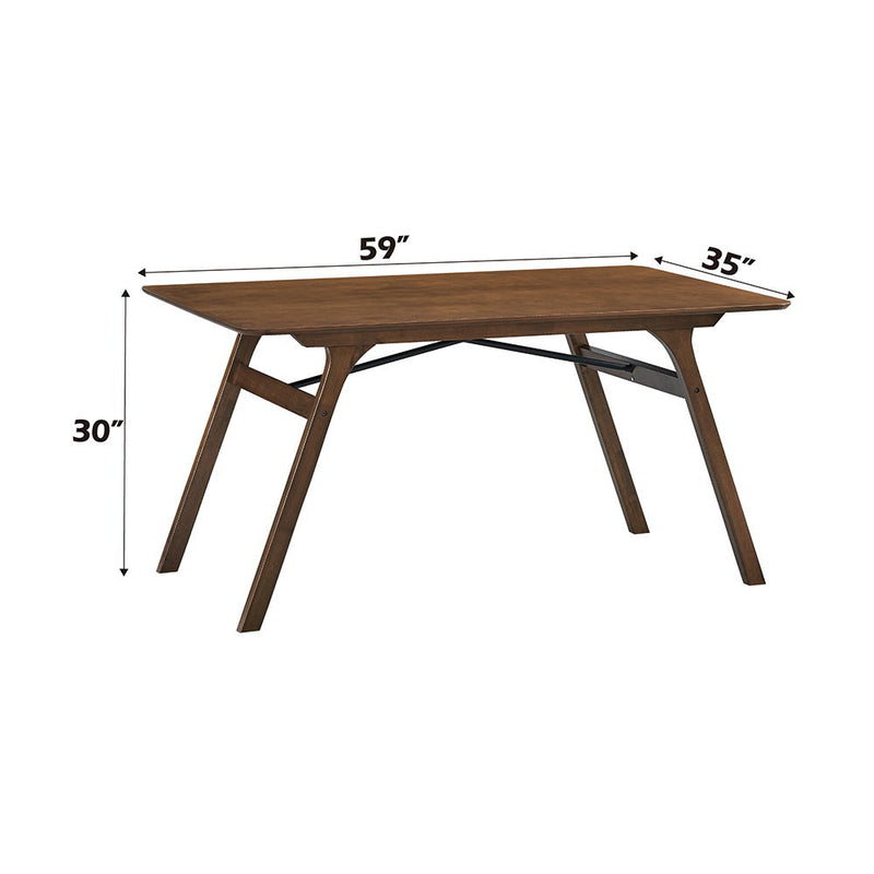 Kaela - Dining Table - Walnut - R&R Furniture Gallery (Fountain Valley, CA)