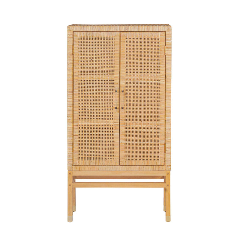 Amara - Woven Rattan Cabinet - R&R Furniture Gallery (Fountain Valley, CA)