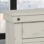 3 Drawer Elegant Nightstand - White - R&R Furniture Gallery (Fountain Valley, CA)