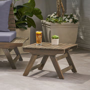 Sedona - Outdoor Side Table With Open Slat Design - R&R Furniture Gallery (Fountain Valley, CA)