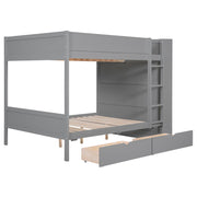 Bunk Bed With 2 Drawers And Multi Layer Cabinet - R&R Furniture Gallery (Fountain Valley, CA)