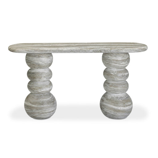 Hyre - Indoor / Outdoor Concrete Console Table - Faux Stone - R&R Furniture Gallery (Fountain Valley, CA)
