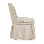 Villa Cherie - Tufted Vanity Chair - Frosted Pearl - R&R Furniture Gallery (Fountain Valley, CA)
