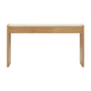 Paige - Console / Desk - Natural Oak - R&R Furniture Gallery (Fountain Valley, CA)