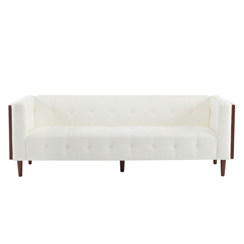 Contemporary 3 Seater Sofa With Tufted Design - R&R Furniture Gallery (Fountain Valley, CA)